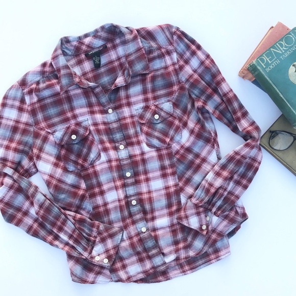 Lucky Brand Tops - Lucky Brand Plaid Button down top